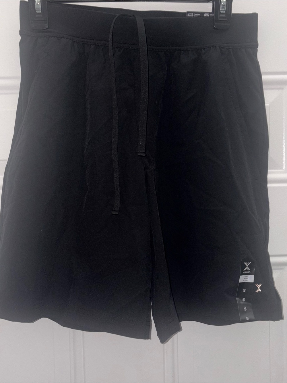 Xersion Black Men's Athletic Drawstring Shorts